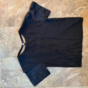 Womens silky shirt with harness back